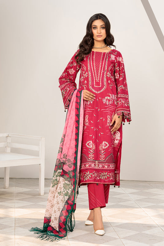 Gul-e-Lala | 3 PC Lawn | Unstitched