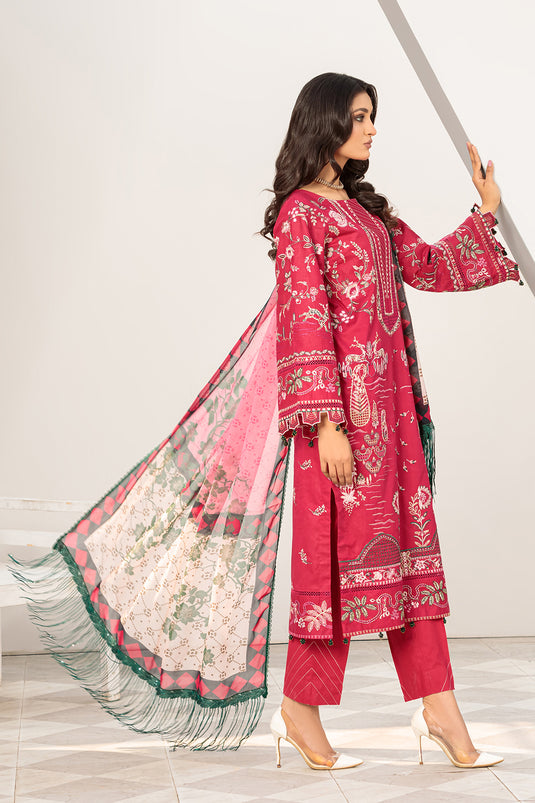 Gul-e-Lala | 3 PC Lawn | Unstitched