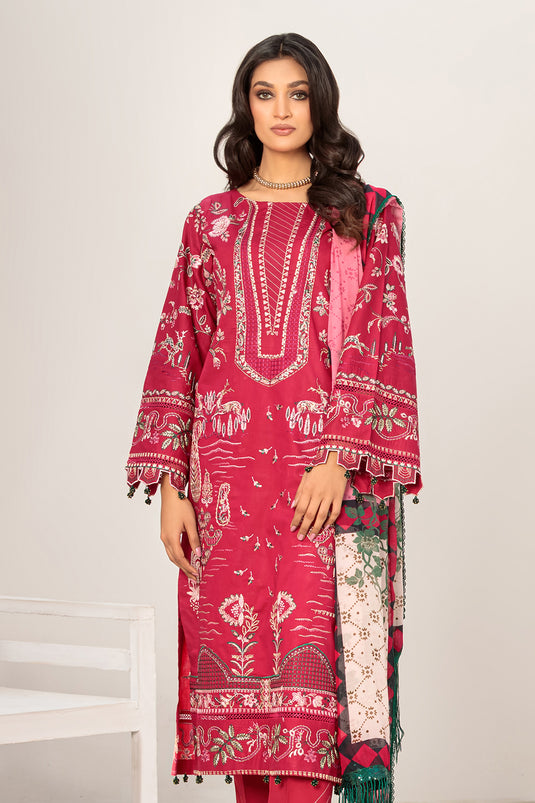 Gul-e-Lala | 3 PC Lawn | Unstitched